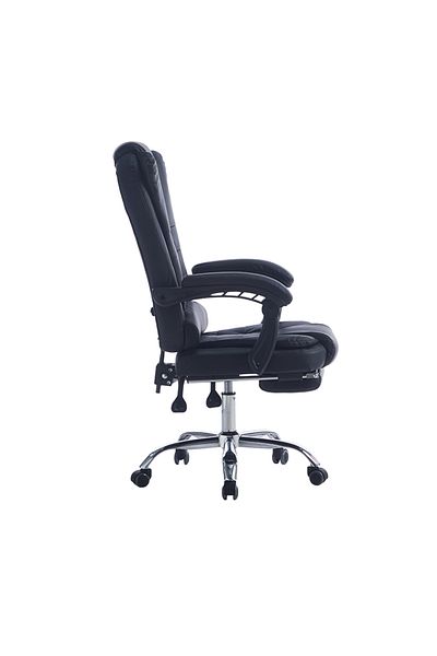 Quasar & Co. Office chair model Beta, ergonomic, adjustable height, retractable footrest, eco-leather