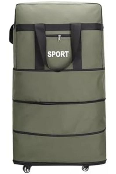 Yuwell YU WELL Expandable Rolling Duffle Bag Wheeled Luggage Foldable Suitcase