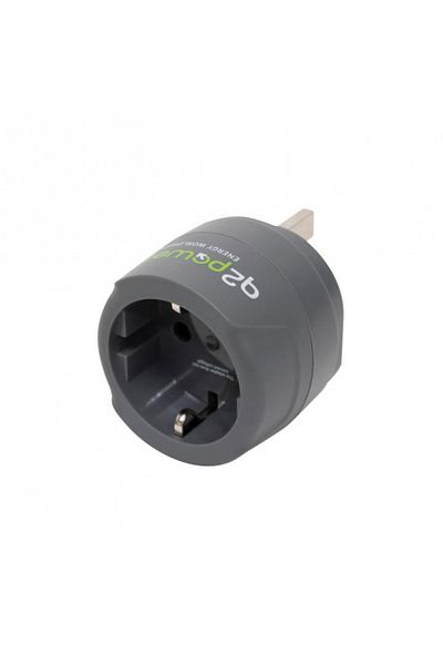 Somogyi Travel Adapter 'Europe to UK' Q2, 7A, 100-250V with Grounding GS