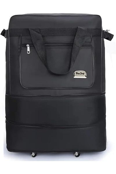 Yuwell YU WELL Expandable Rolling Duffle Bag Wheeled Luggage Foldable Suitcase