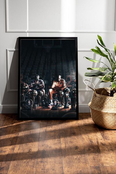 Saturn Pictură înrămate Kobe Bryant - Pictură poster NBA de baschet