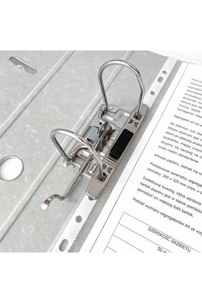 Esselte Binder de hârtie Esselte Economy A4, laminat, culoare cireș, lățime 7,5 cm