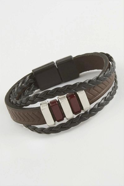 Modafiks Magnetic Leather Bracelet