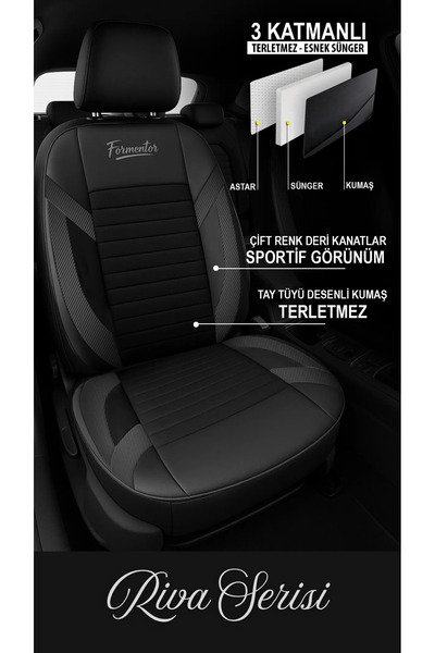 Galaxy Nissan Pulsar Compatible Riva Plus Series Auto Seat Cover