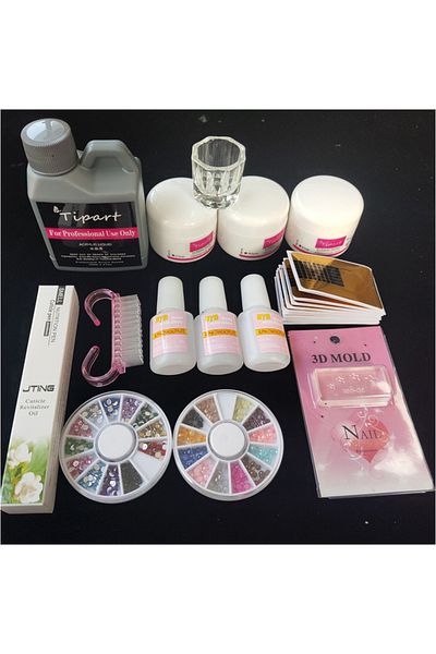 ENAR Nail Tools, Crystal Nail Set, Phototherapy Nail Set, Multi Color