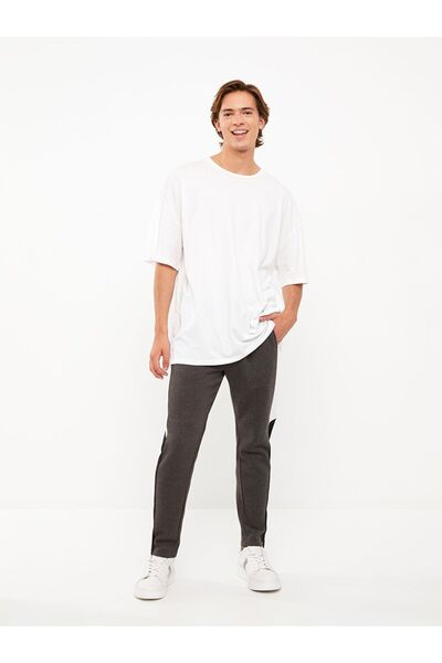 LC Waikiki Anthracite Slim Fit Men's Thick Sweatpants