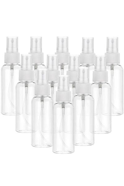 Choice1 Clear 50ml Plastic 20PCS Refillable Clear Plastic Empty Mini Spray Container fo