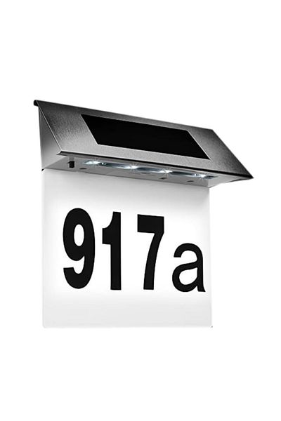 OEM Număr de casă/poartă iluminat solar, 4 LED-uri, aprindere automată