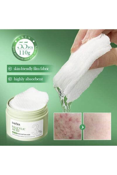 SADOER Cotton Anti-Acne Mask with Salicylic Acid 3% - SADOER