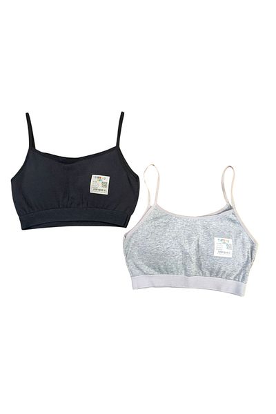 elmas kids Female Child 100% Cotton Camisole 2 Training Sudyeni Bustier