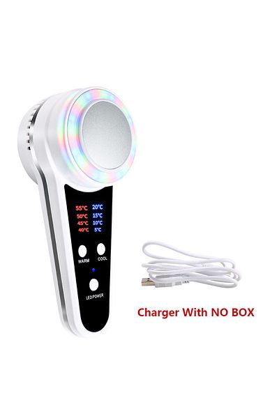 Choice NO Box Cryotherapy Face Care Device Hot Cold Hammer Blue Photon Acne Treatment Facial Massager Skin