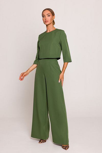 Made of Emotion Jumpsuit with a double-layered top and wide legs