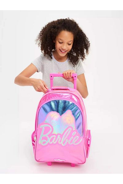SMIGGLE - Barbie Squeegee Lighted Wheeled Bag