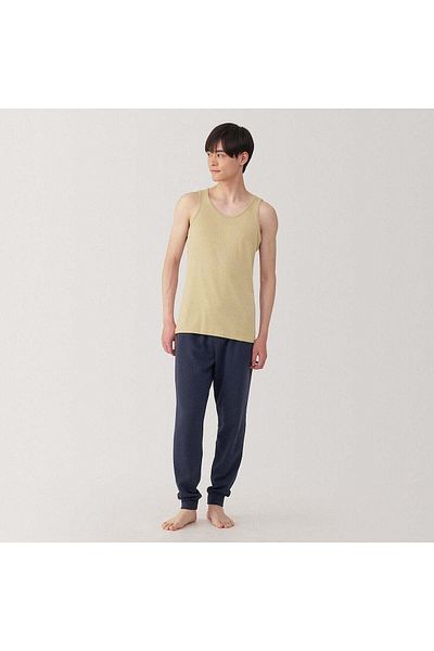 Muji قميص داخلي قطني ماص للرطوبة