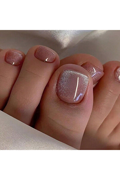 Choice 24 قطعة من أظافر ARTAUG القصيرة المربعة ذات الضغط على الأظافر باللون ا...