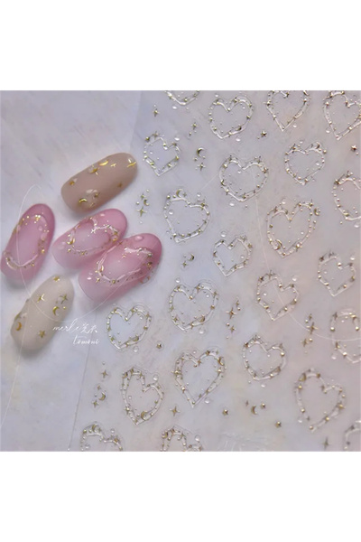 Choice 1 قطعة MS609-J 1 قطعة ملصقات أظافر جيلي لامعة من الكريستال الجليدي الف...