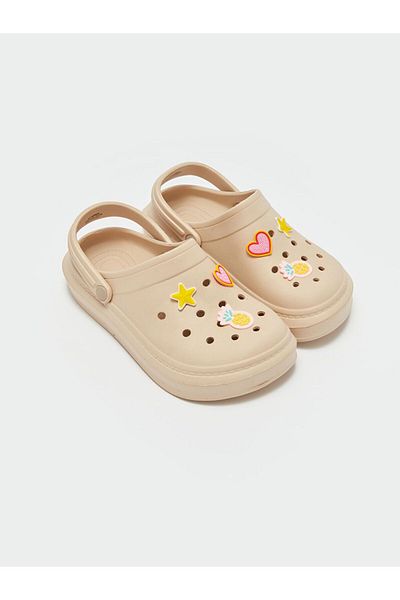 LC Waikiki Beige Printed Women's Beach Sandals