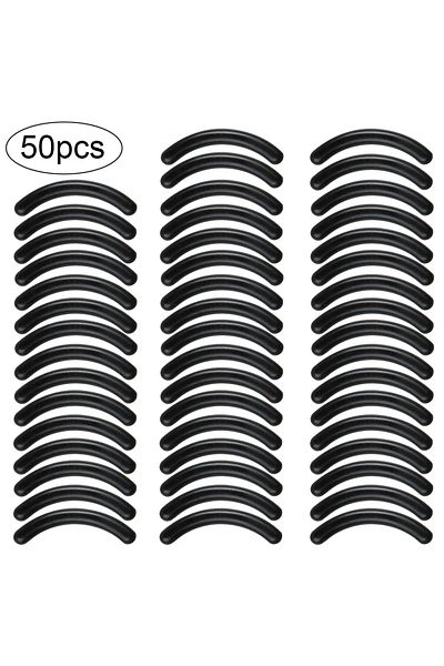 Choice 50pcs Black 10/20/50PCS Beauty Eyelashes Women's Lash Rubber Curler Refills Pads Makeup Curling Styl
