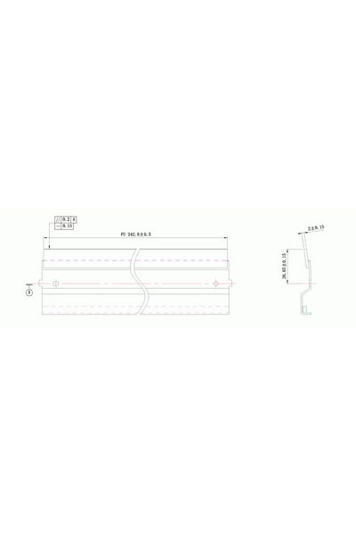 Europrint Lexmark E120 WB DC Select (KRK-LP157F) Wiper blade