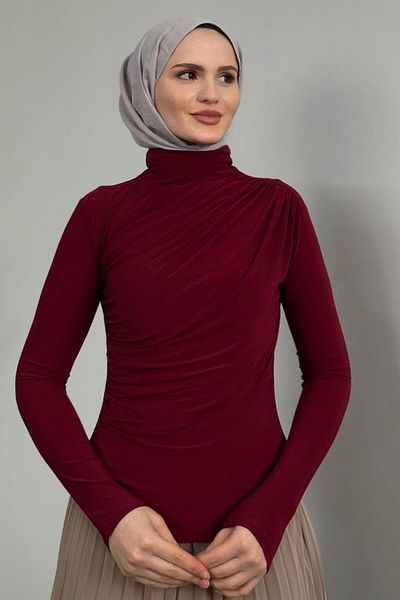 MERVEN AKYÜZ Μπλούζα Normany Claret Red