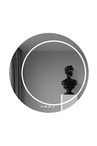 OPTIM DEKO Oglindă de baie tactilă cu LED Feronia și sistem de dezaburire 60x60cm
