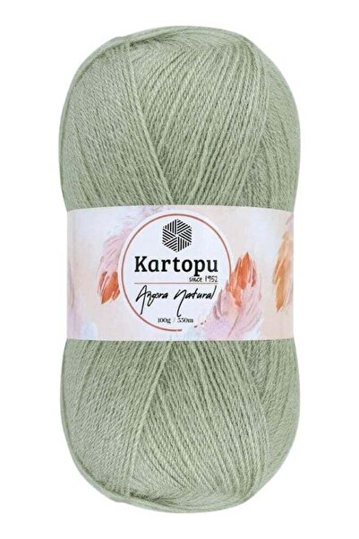 Kartopu خيوط الحياكة الطبيعية أنجورا من كارتوبو K426 – 100 جم، طول 550 متر