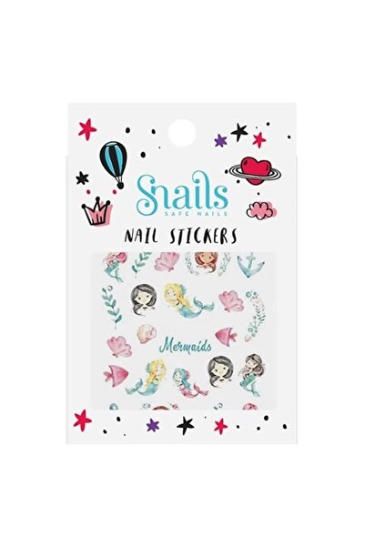 - Tırnak Sticker Seti - Mermaids