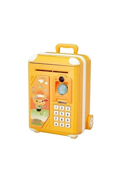 OEM Pușculiță interactivă cu sunete și lumini, blocare cu amprentă sau cod, rulare automată a bancnotelor,
