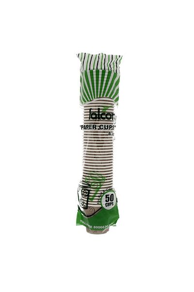 Falcon Paper Cups 50pcs – 7oz (200ML) Disposable Cups | Food-grade & Eco-friendly