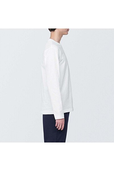 Muji Washed Jersey Crew Neck Long Sleeve T-Shirt