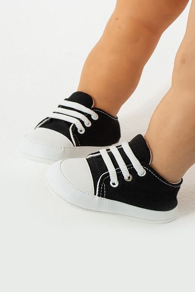 yummy kids First Step Anti-Skid Sole Linen Lace-Up Comfortable Baby Shoes Booties