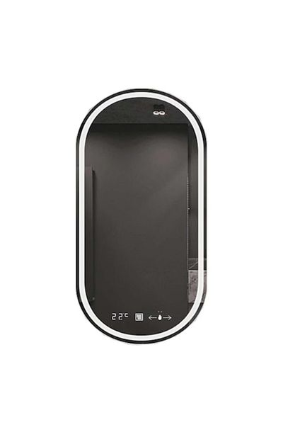 OPTIM DEKO Oglinda Baie LED Touch Rainer, cu functie Dezaburire, Ceas si Termometru
