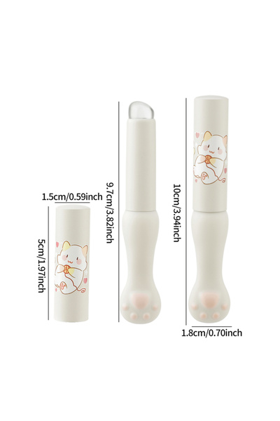 Choice فرشاة شفاه من السيليكون بتصميم مخلب القط، فرشاة شفاه لطيفة متعددة الاستخدامات، إكسسوار مكياج احترافي