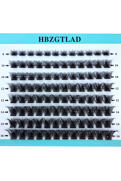 Choice5 MIX 0.07mm C N1 HBZGTLAD New Segmented Lash Clusters D Curl Mix Lengt...