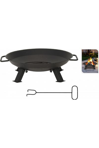 Koopman Garden Fire Pit with Handle and Stable Stand