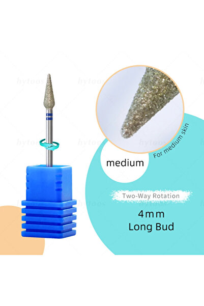 Choice1 رؤوس مثقاب أظافر Bud-M HYTOOS بطول 5 مم لتنظيف البشرة من الجلد الميت ...