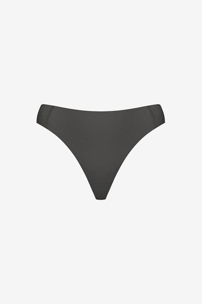 Bolero Chiloți tanga din bumbac Pima fără cusături, negri