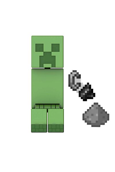 mattel Minecraft craft a block figurine creeper 8cm