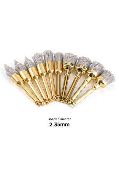 Choice1 فرشاة تلميع الأسنان من أكسيد الألومنيوم، 10 قطع، فرشاة تلميع من أكسيد...