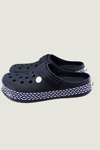 Magia Comfort Navy Blue Daily Sports Doctor Nurse Cook Sabo, Beach, Walking Slippers