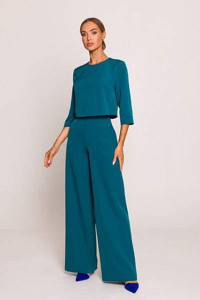 Made of Emotion Jumpsuit with a double-layered top and wide legs