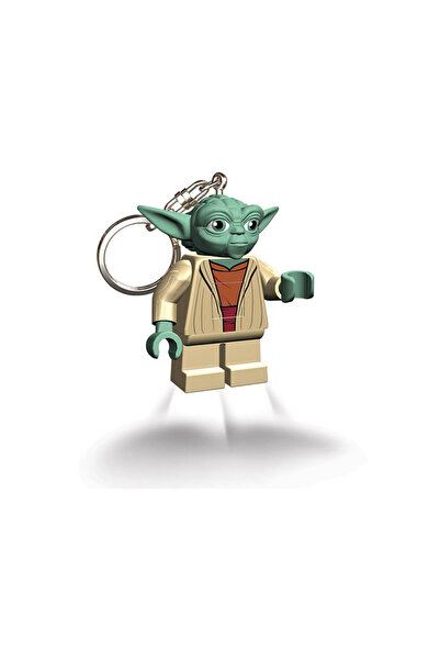 LEGO سلسلة مفاتيح LED على شكل يودا من حرب النجوم