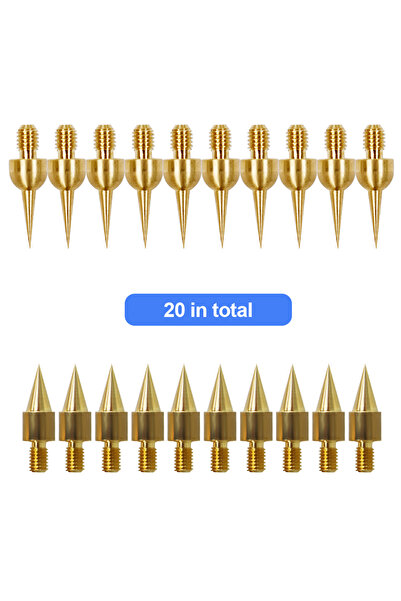 Choice1 10 مجموعات (20 قطعة) من إبر قلم البلازما مع أطراف استبدال إبرة نحاسية...