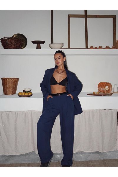 mydukkan.co Belted Linen Trousers