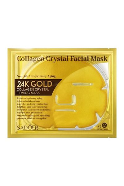 SADOER Hydrogel Facial Mask with Collagen Crystal 24K Gold
