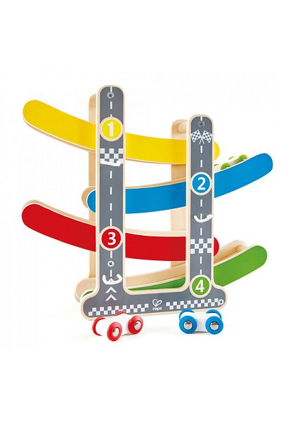 Hape Wooden toy - Car racing track