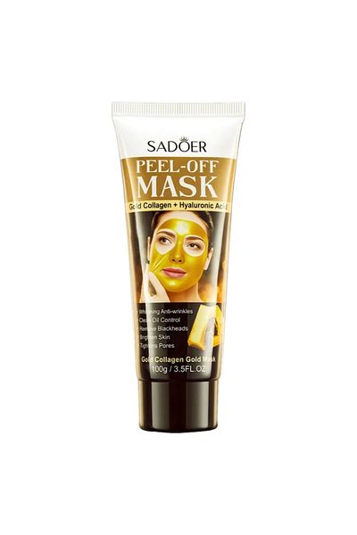 SADOER Peel-Off Gold Facial Mask with Collagen and Hyaluronic Acid 100g