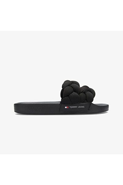 Tommy Hilfiger Women's Black Slippers