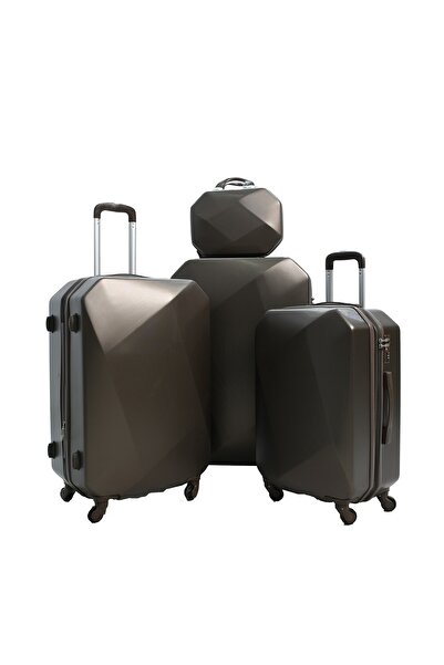 MORANO Morano 6-Piece Spinner Luggage Set, Coffee (32-28-24-20-16-12 Inches)