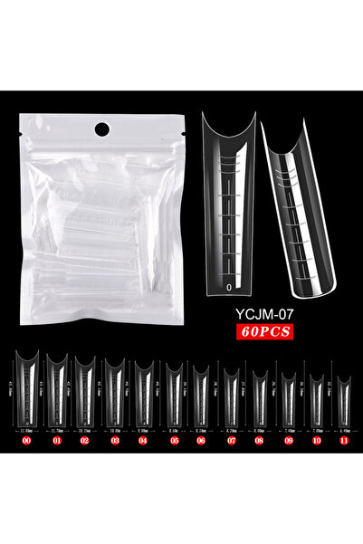 Choice 7 60 قطعة/حقيبة أشكال تمديد الأظافر لطلاء الجل فوق البنفسجية قالب بناء...